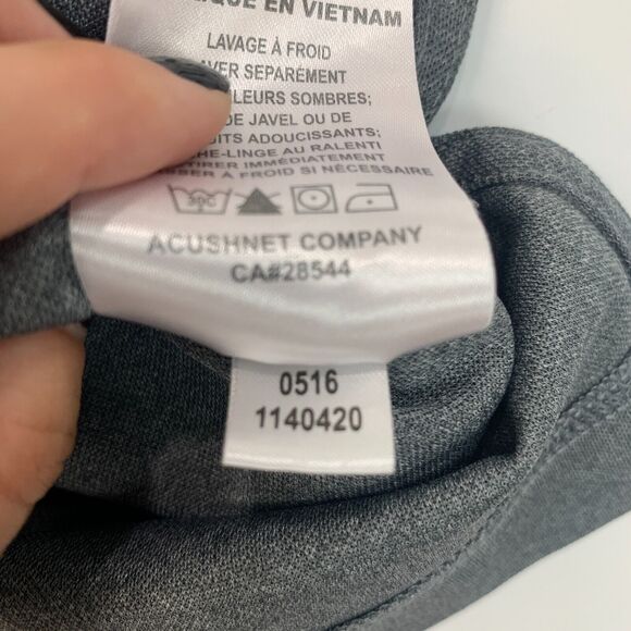 FootJoy Golf Shirt Mens 2XL XXL Athletic Fit Graphite High Low Hem Performance - Picture 7 of 10